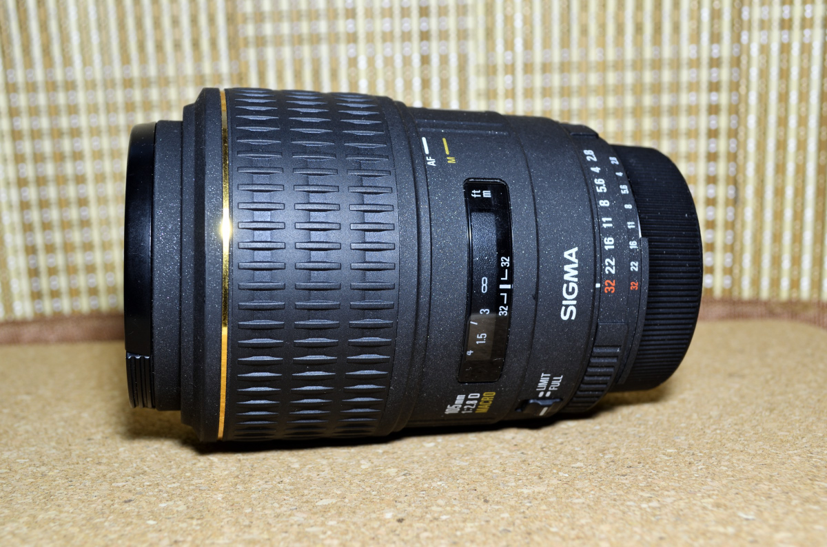 【光学美品】SIGMA 105mm F2.8 D MACRO EX Nikon